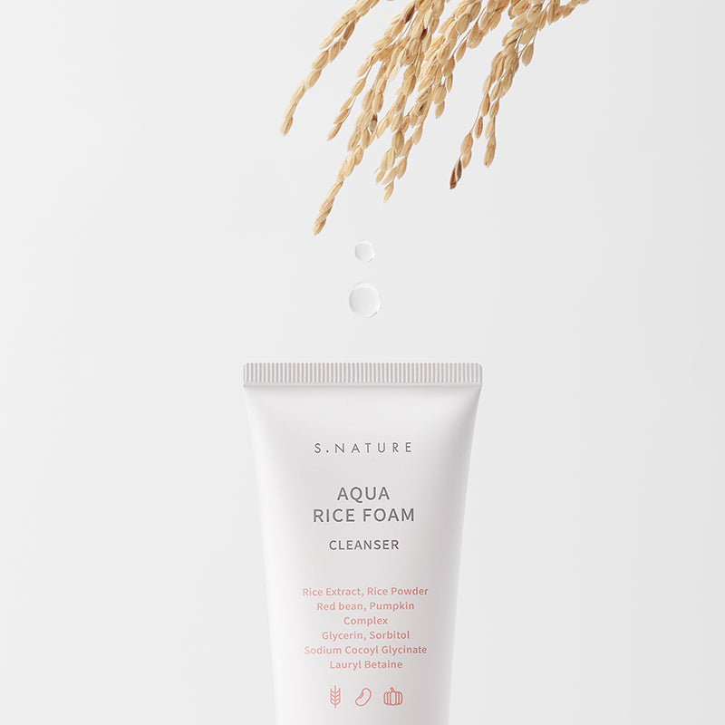 S.NATURE Aqua Rice Foam Cleanser