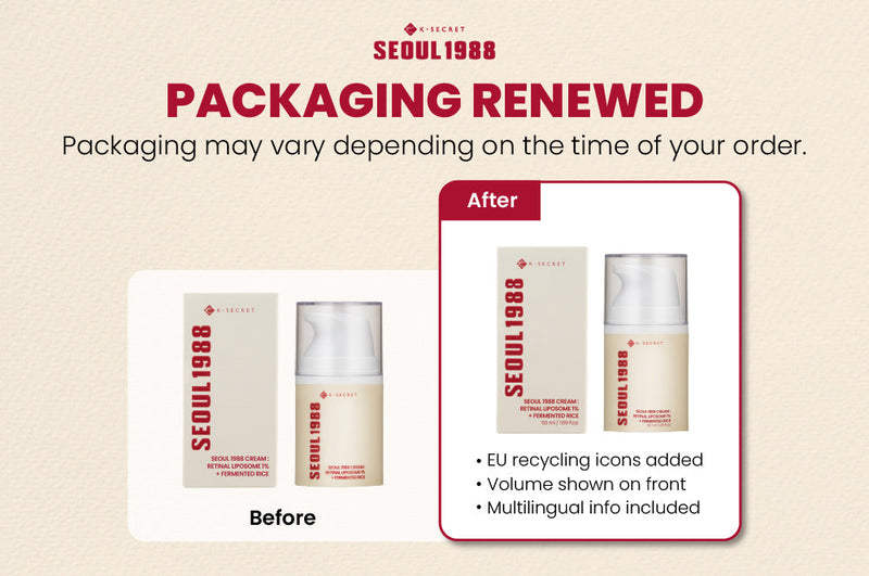 K-SECRET SEOUL 1988 Cream : Retinal Liposome 1% + Fermented Rice