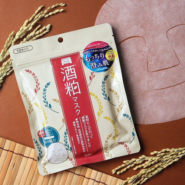 pdc Wafood Made Sake Lees Sheet Mask 10Pcs