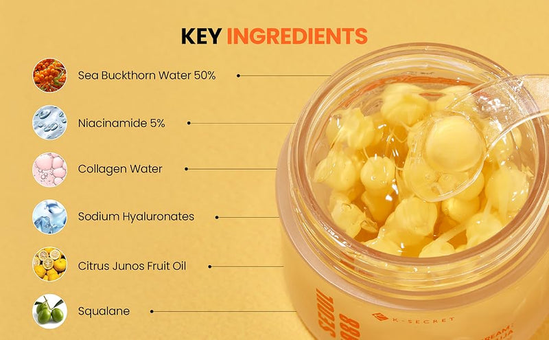 K-SECRET SEOUL 1988 Capsule Cream : Niacinamide 5% + Yuja