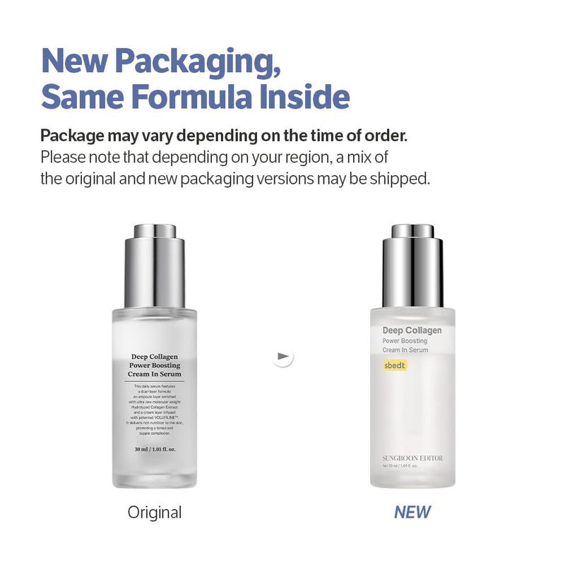 SUNGBOON EDITOR Deep Collagen Power Boosting Cream In Serum