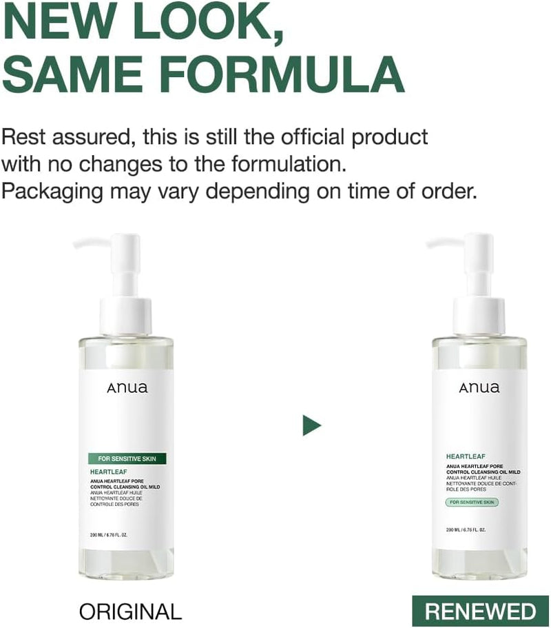 Anua Heartleaf Pore Control Cleansing Oil Mild