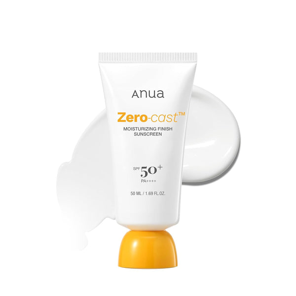 Anua Zero-Cast Moisturizing Finish Sunscreen SPF50+ PA++++
