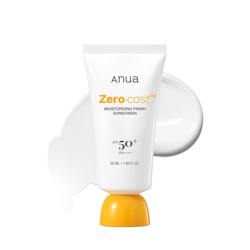 Anua Zero-Cast Moisturizing Finish Sunscreen SPF50+ PA++++