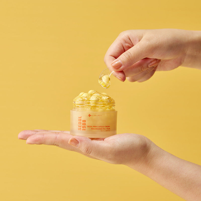 K-SECRET SEOUL 1988 Capsule Cream : Niacinamide 5% + Yuja