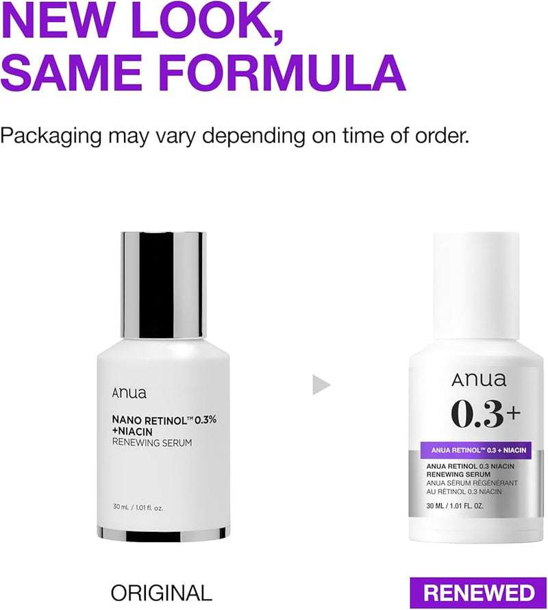 Anua RETINOL 0.3% + NIACIN RENEWING SERUM
