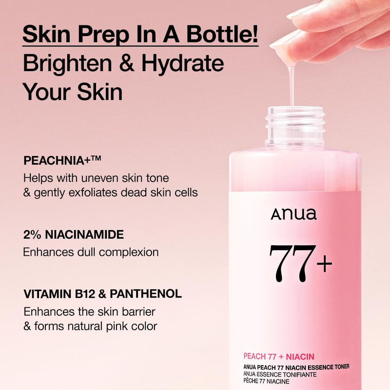 ANUA Peach 77 Niacin Essence Toner