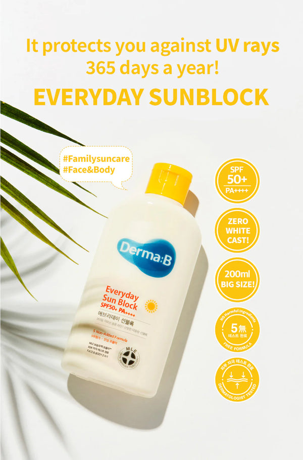 Derma:B Everyday Sun Block SPF 50+ PA++++
