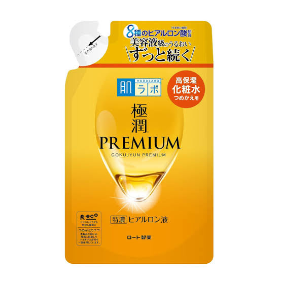 ROHTO HADA LABO GOKUJYUN HYALURONIC ACID PREMIUM LOTION REFILL