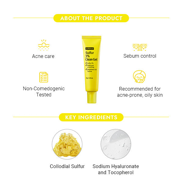 By Wishtrend Sulfur 3% Clean Gel