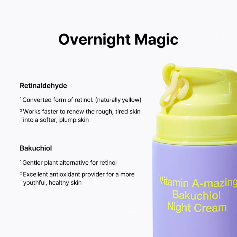 BY WISHTREND Vitamin A-mazing Bakuchiol Night Cream