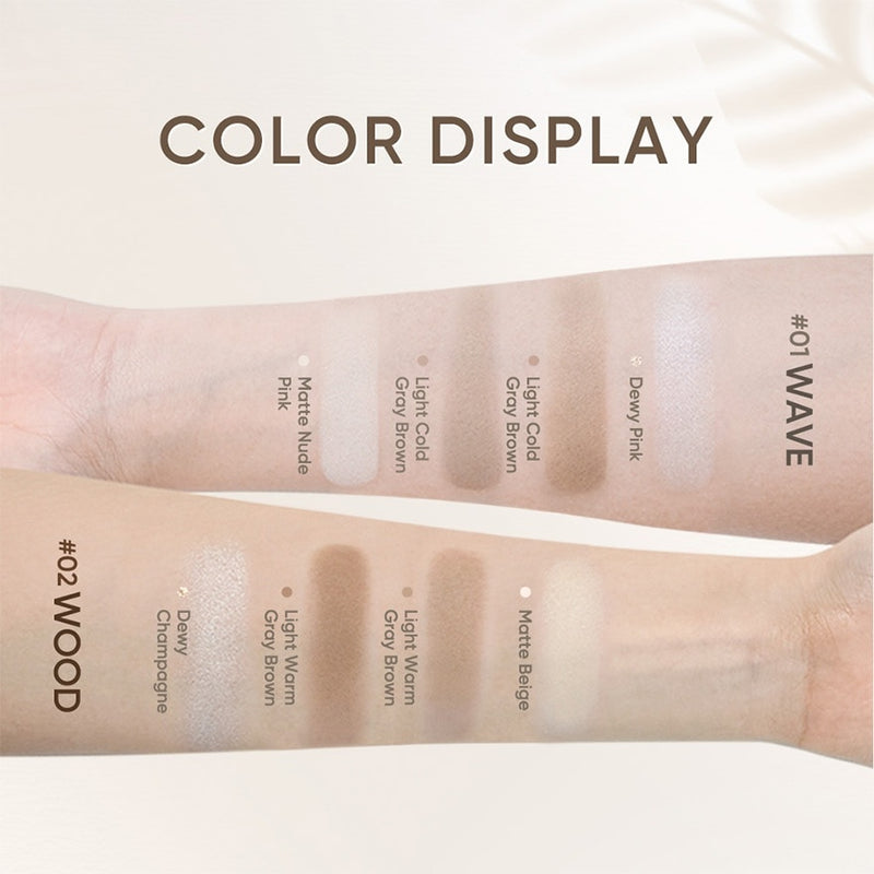 Judydoll 2 IN 1 Highlighter Contour Palette