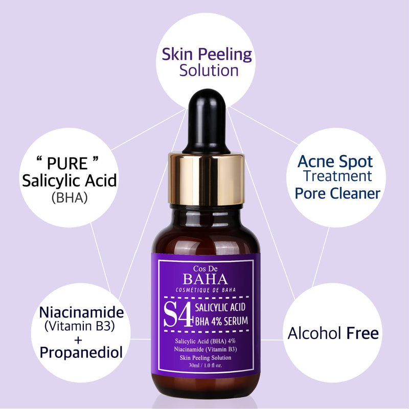 Cos De BAHA S4 Salicylic Acid BHA 4% Serum