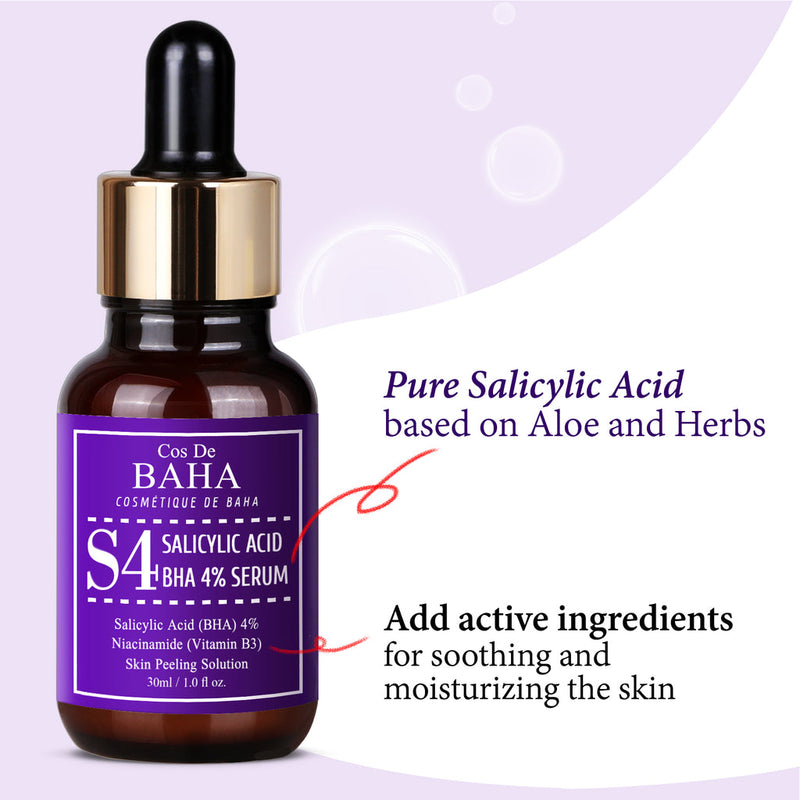 Cos De BAHA S4 Salicylic Acid BHA 4% Serum