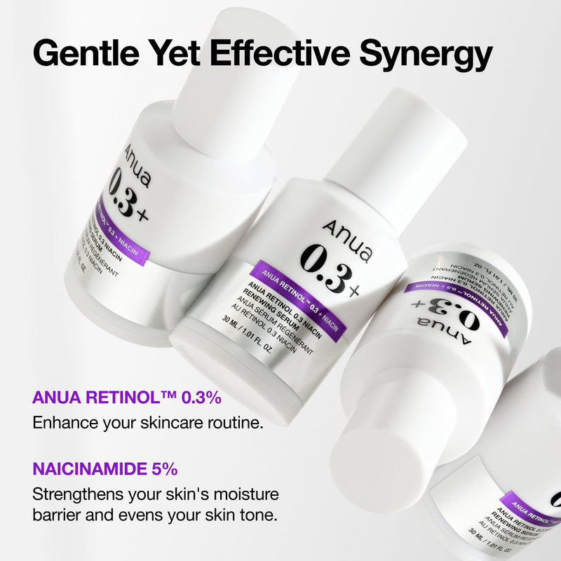 Anua RETINOL 0.3% + NIACIN RENEWING SERUM