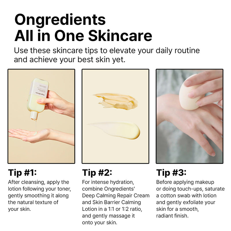 ongredients Skin Barrier Calming Lotion