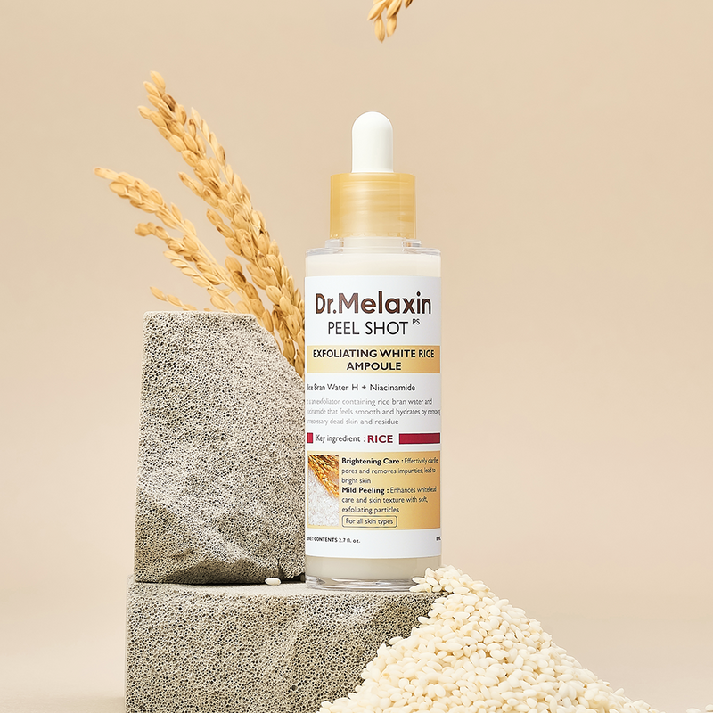 Dr.Melaxin Peel Shot Exfoliant White Rice Ampoule