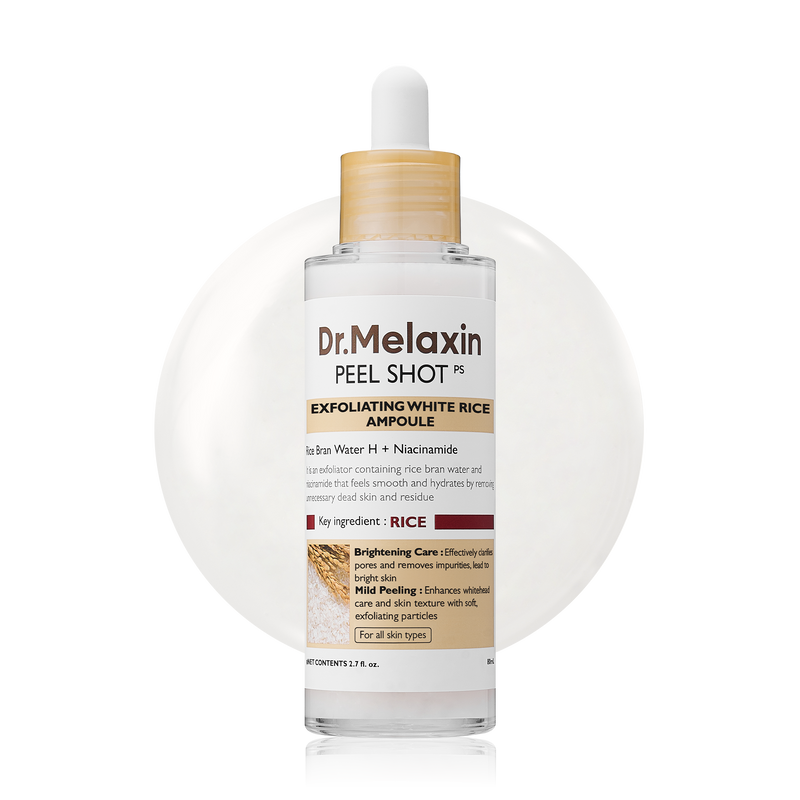 Dr.Melaxin Peel Shot Exfoliant White Rice Ampoule