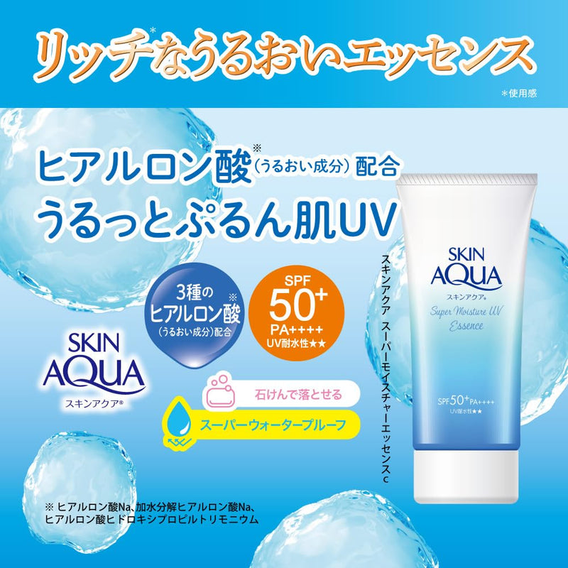 ROHTO Skin Aqua Super Moisture UV Essence SPF 50+ PA++++