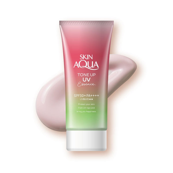 ROHTO SKIN AQUA TONE UP UV ESSENCE SPF 50+ PA++++ (Happiness Aura Rose)