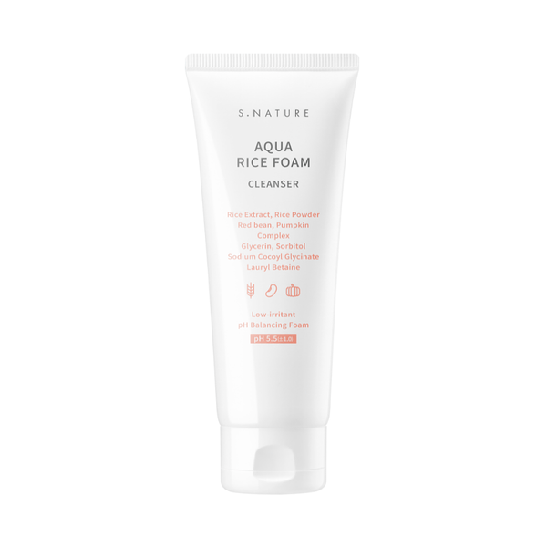 S.NATURE Aqua Rice Foam Cleanser